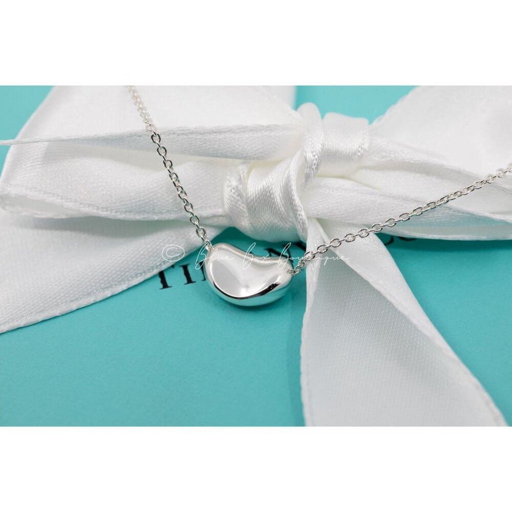 Tiffany & Co. Bean Necklace Elsa Peretti Vintage Medium Bean Design 11mm Pendant - Picture 2 of 9